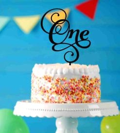 Birthday Cake Topper 2001