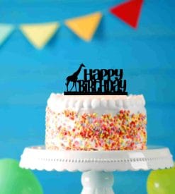 Birthday Cake Topper 2070 Giraffe