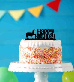 Birthday Cake Topper 2070 Llama