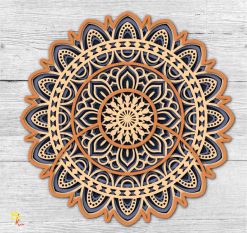 Layered Wall Decor - Flower Mandala (4 Layers)