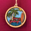 Seas & Greetings Beach 3 Layers Ornament